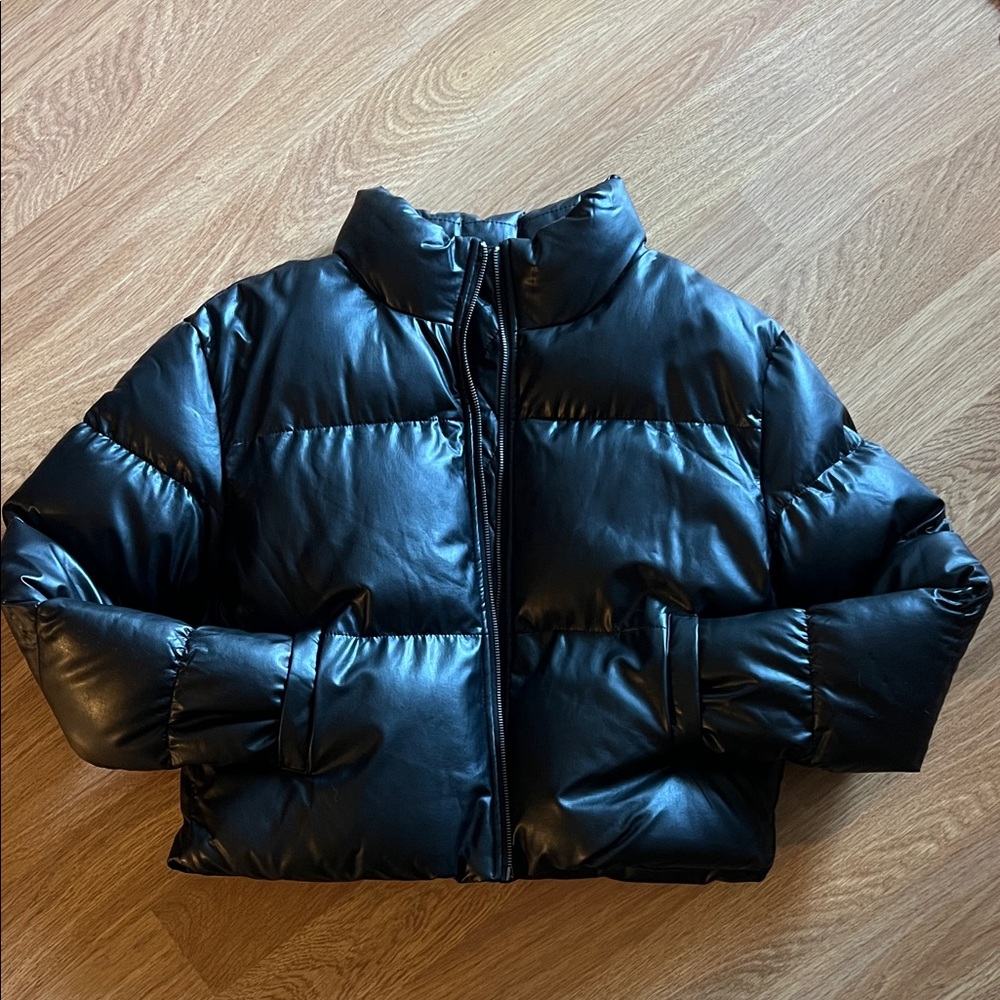 New Forever 21 Black Puffer Jacket